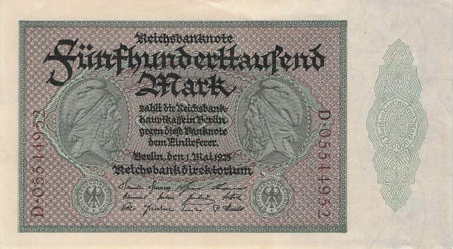 500000 Mark 1923 ro.87b D